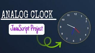 Create a Real-Time Analog Clock Using HTML, CSS, and JavaScript | Step-by-Step Tutorial