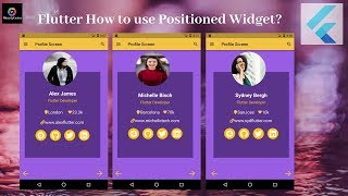 Flutter Tutorial - Flutter Positioned Widget
