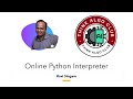 Online Python Interpreter Tutorial | Run Python Code Without Installing Python