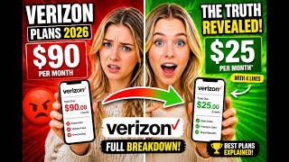 $25 vs $90 Verizon Plan 😳 | Full Breakdown 2026