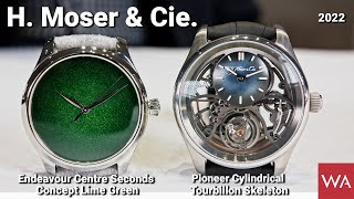 H. Moser & Cie. 2022. Edouard Meylan, CEO and Owner,  presents two stunning new watches.