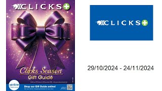 Clicks specials (ZA) - 29/10/2024 - 24/12/2024