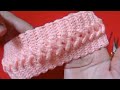 خطوات عمل بوندانة بالكروشيه مميزة وجميلة و بابسط طريقه وبغرزة شبيها التريكو crochet headband