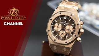 Review đồng hồ Audemars Piguet Royal Oak Rose Gold mặt chocolate  siêu phẩm cực kì nam tính