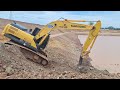 แพคคู่งานถอยดิน ตัดมุมสี่บ่อใหญ่ sumitomo sh210 f6 vs kobelco sk200 8 super xm จัดให้