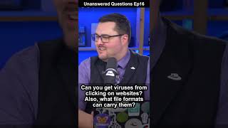 Can you get viruses from clicking on websites? Also, what file formats can carry them? #virus #hack