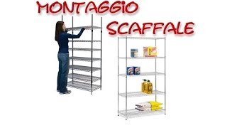 Scaffali Metallici in acciaio cromato