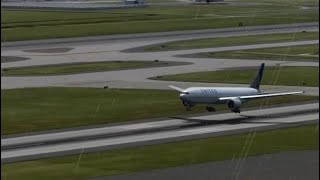 P3DV4 United 772 Short Landing Clip (Butter Warning!)