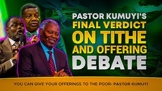 A Must Watch 😮 Pastor Kumuyi's Final Verdict On Tithe and Offering Debate #pastorkumuyi