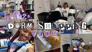 DORM SHOPPING VLOG! *REALISTIC*(grwm, haul, shopping, etc.)