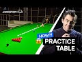 How to BREAK OFF w/ Ronnie O'Sullivan | Practice Table | Eurosport Snooker