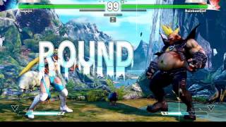 HAGEJIN vs ME in SF5 BETA LMAO!!!