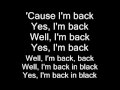 AC/DC-Back in Black Lyrics