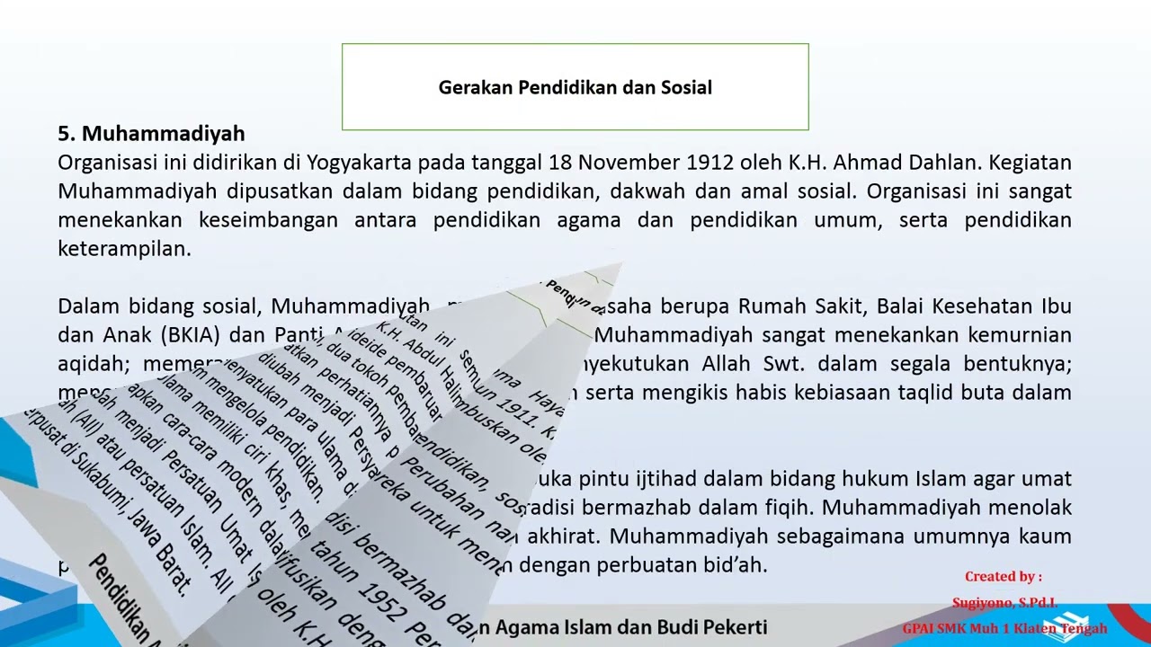 Gerakan Pembaharuan Islam Di Indonesia - YouTube