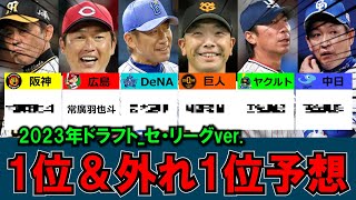 【ドラフト2023】セ・リーグ6球団の初回入札１位と外れ１位を予想。