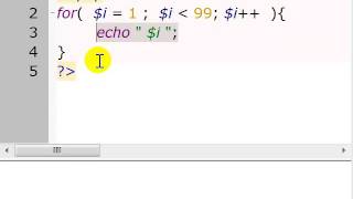C1 PHP Practice Exercise 4 Loops