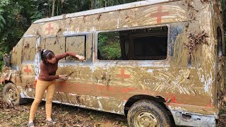 FULLY Restoration CAR AMBULANCE | Restoring And Repair Abandoned Car AMBULANCE For 20 Years