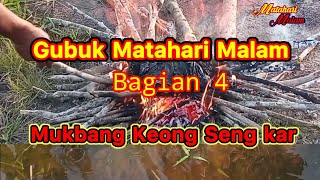 Anak Bolang Kalimantan mukbang keong seng kar, matahari malam, vlog