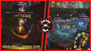 ARBALONG vs PANDAKING?! PORRADARIA NO PICO ENTRE LONG TEAM vs PANDA TEAM | MIR4