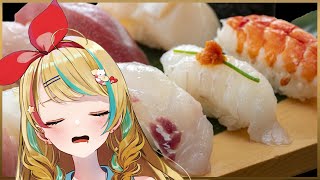 【寿司枠】寿司を食べてしゃべるだけの配信【クレア先生/Claire Cruller】