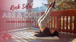 BUILD ROCK-SOLID ABS | 120 Reps Weighted Core Workout for STRENGTH \u0026 DEFINITION   #absworkout