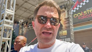"BIVOL WILL BE 20 LBS HEAVIER!" - EDDIE HEARN REACTS TO CANELO BIVOL WEIGH-IN, CONFIRMS NO GGG