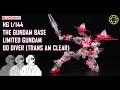 HGBD Gundam 00 Diver Gundam Base Limited 1/144  [TRANS-AM Clear] Review