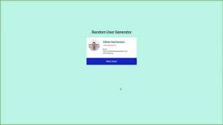 Random User Generator | Javascript API | Bootstrap | HTML | CSS | Source Code | 2020 | Mini project