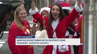 SantaCon returns to Hoboken with COVID-19 restrictions