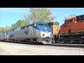 Amtrak Meets Bnsf Coal Train With Two New Ace Dpus Amtrak Meets Bnsf Coal Train With Two New Ace Dpus