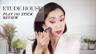 Korean Beauty: Etude House Play 101 Stick Review \u0026 Demo | LookMazing