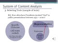 conducting a content analysis