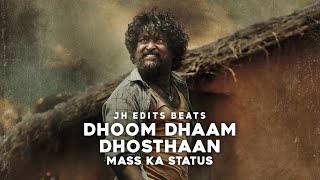 Dhoom Dhaam Dhosthaan 🥵 Nani's vuraa Mass🔥 Song Trending Instagram Efx WhatsApp status video 💥