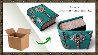 MEDIEVAL style BOOK BOX idea | Medieval dagger