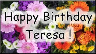 Happy Birthday Teresa! Alles Gute zum Geburtstag!