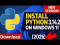 How to install Python 3.14.2 on Windows 11 [2026] | Python Installation