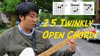 25 Twinkly Open Emo Chords In Standard