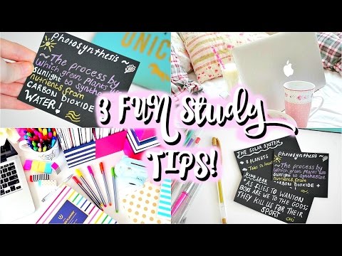 FUN STUDY TIPS FOR EXAMS! 3 Fun, Simple REVISION HACKS 2016 FUN STUDY TIPS FOR EXAMS! 3 Fun, Simple REVISION HACKS 2016