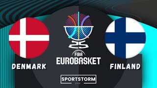 🔴LIVE: 🏀 Denmark vs Finland Live Scores | European Championship Qualifiers | Group G, Round 6