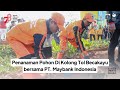 Penanaman Pohon di Kolong Tol Becakayu bersama PT. Maybank Indonesia