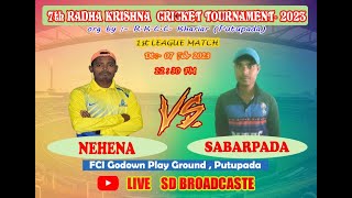 NEHENA  vs  SABARPADA (W-10)  ||  1ST LEAGUE MACTH  ||  R.K.C.C. KHARIAR (PUTUPADA)