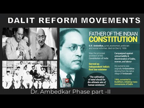 Lec 43 - Dalit Movements Under Dr. Ambedkar Part - II - YouTube