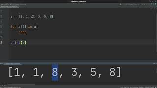 Tricky Python Code: Modifying List Elements in a For Loop
