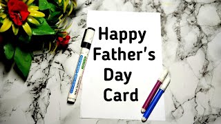 Father's Day Card || Father's Day Special Card Making Ideas || Happy Father's Day Card