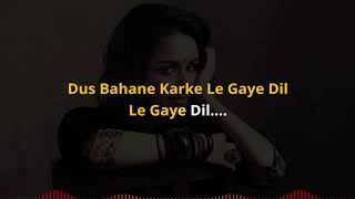 Dus Bahane 2 0 Lyrics - Baaghi 3 |  Vishal, Shekhar, KK, Shaan, Tulsi Kumar