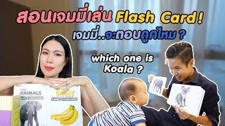 เมื่อแม่นิ้ง โศภิดา สอนน้องเจมมี่เล่น Flash Card .. น้องเจมมี่จะตอบถูกไหม?