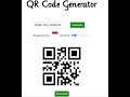 React.js Project to Build Dynamic QRCode Generator With Colors & Sizes of Given String in Browser