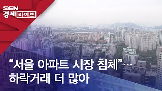 “서울 아파트 시장 침체”…하락거래 더 많아