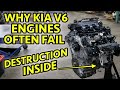 BRUTAL Kia Sorento Lambda II V6 Engine Failure! Are These ANY Better Than The 4-Cylinder?