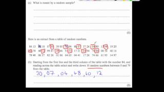 Random Sampling - Corbettmaths